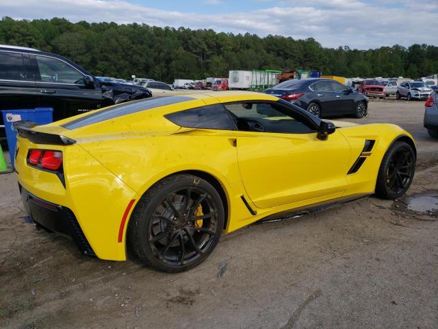 1G1YW2D76K5116242 - 2019 CHEVROLET CORVETTE GRAND SPORT 1LT YELLOW photo 3