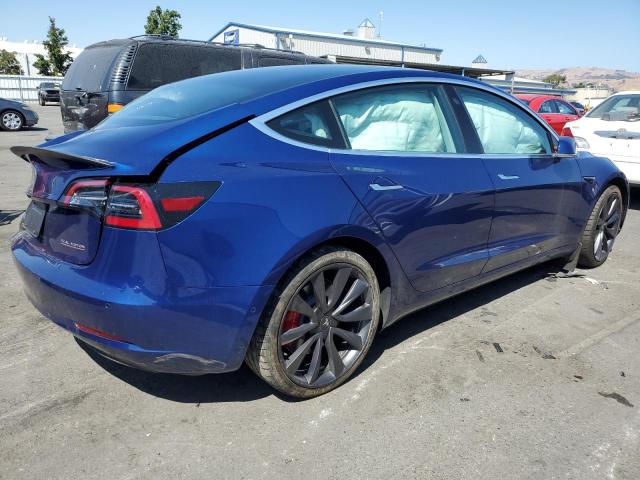 5YJ3E1ECXLF719432 - 2020 TESLA 3 BLUE photo 3