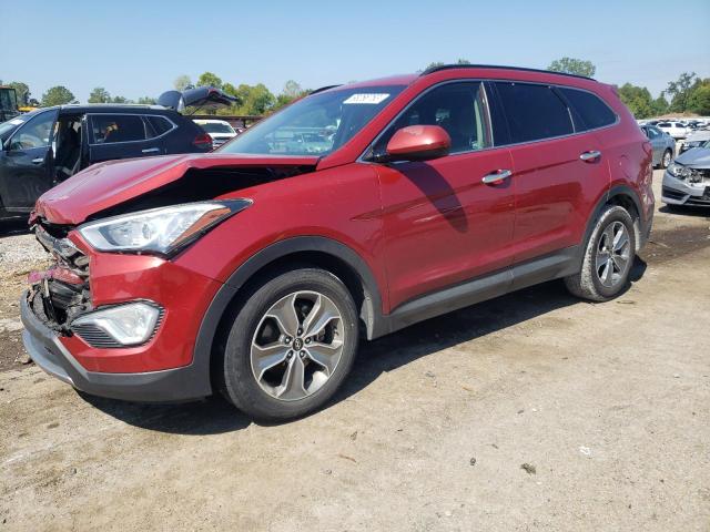 KM8SM4HF2GU159615 - 2016 HYUNDAI SANTA FE SE RED photo 1