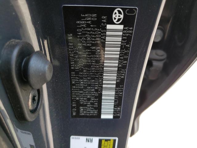 5YFS4MCE2SP238050 - 2025 TOYOTA COROLLA SE GRAY photo 12