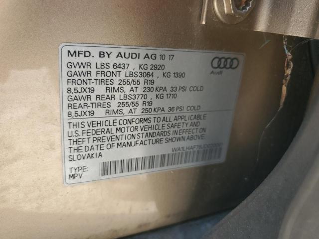 WA1LHAF78JD020081 - 2018 AUDI Q7 PREMIUM PLUS Շագանակագույն լուսանկար 13
