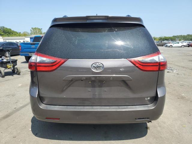 5TDKZ3DC7LS078264 - 2020 TOYOTA SIENNA LE GRAY photo 6