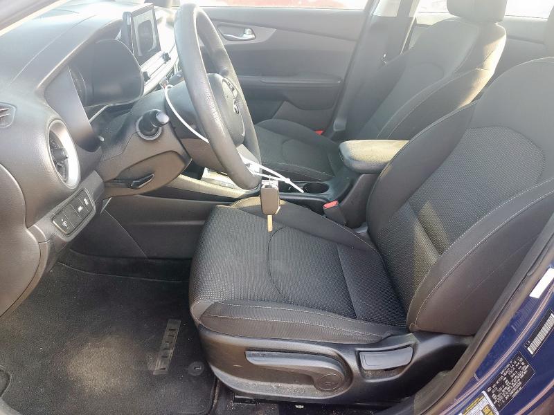 3KPF24AD0KE028386 - 2019 KIA FORTE FE ლურჯი ფოტო 7