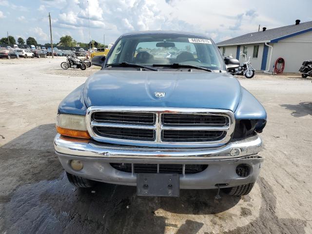 1D7HG48N03S210327 - 2003 DODGE DAKOTA QUAD SLT BLUE photo 5