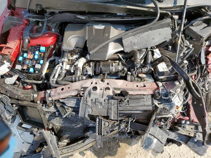 JTJSARBZ1M2203346 - 2021 LEXUS NX 300 BASE წითელი ფოტო 11