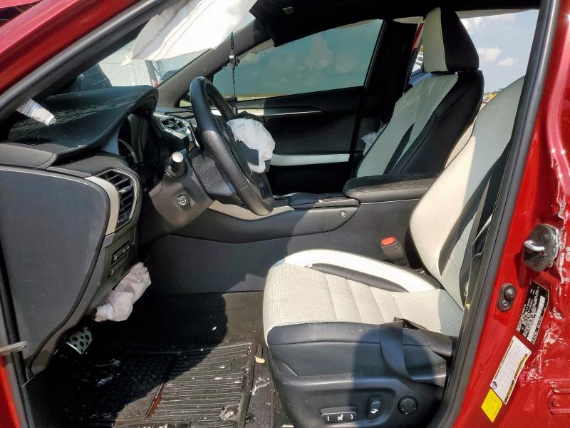 JTJSARBZ1M2203346 - 2021 LEXUS NX 300 BASE წითელი ფოტო 7