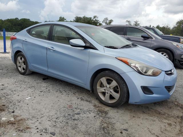 KMHDH4AE1BU143557 - 2011 HYUNDAI ELANTRA GLS BLUE photo 4