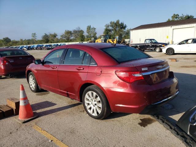 1C3CCBAB8CN170876 - 2012 CHRYSLER 200 LX RED photo 2