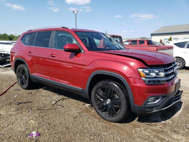 1V2MR2CA7KC535558 - 2019 VOLKSWAGEN ATLAS SEL RED photo 4