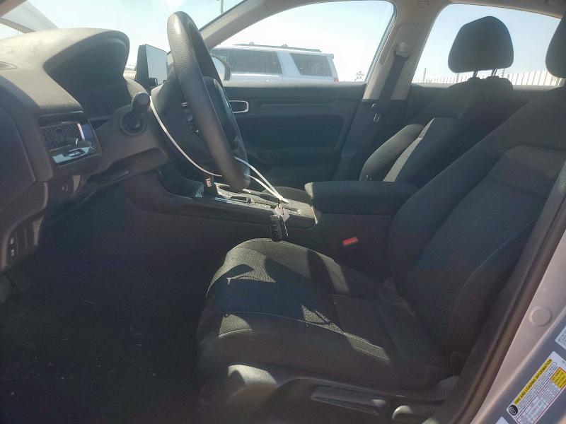 2HGFE2F28NH563222 - 2022 HONDA CIVIC LX SILVER photo 7