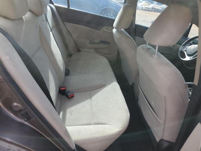 2HGFB2F50DH501797 - 2013 HONDA CIVIC LX ყავისფერი ფოტო 10