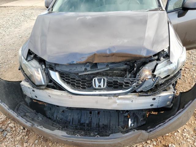 2HGFB2F50DH501797 - 2013 HONDA CIVIC LX ყავისფერი ფოტო 11