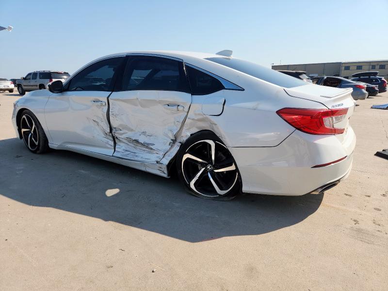 1HGCV1F34JA260694 - 2018 HONDA ACCORD SPORT WHITE photo 2