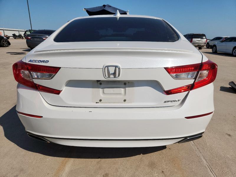1HGCV1F34JA260694 - 2018 HONDA ACCORD SPORT WHITE photo 6