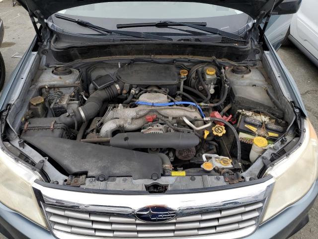 JF2SH6BC6AG784075 - 2010 SUBARU FORESTER XS Бірюзовий фото 12