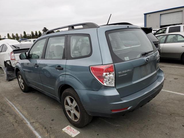 JF2SH6BC6AG784075 - 2010 SUBARU FORESTER XS Бірюзовий фото 2