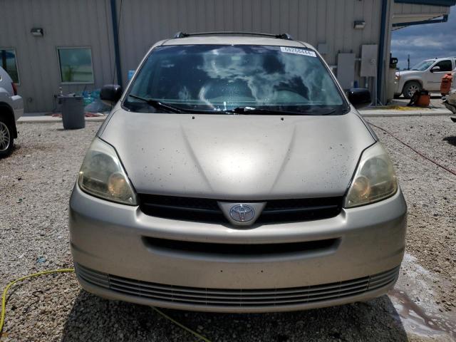 5TDZA23C15S285222 - 2005 TOYOTA SIENNA CE BEIGE photo 5