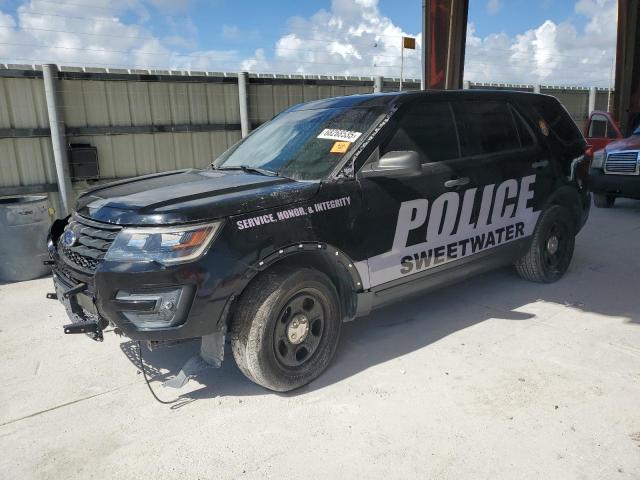 1FM5K8AR7JGA84382 - 2018 FORD EXPLORER POLICE INTERCEPTOR BLACK photo 1