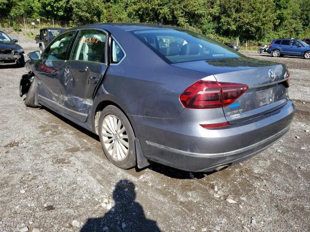 1VWBT7A30HC000511 - 2017 VOLKSWAGEN PASSAT SE GRAY photo 2