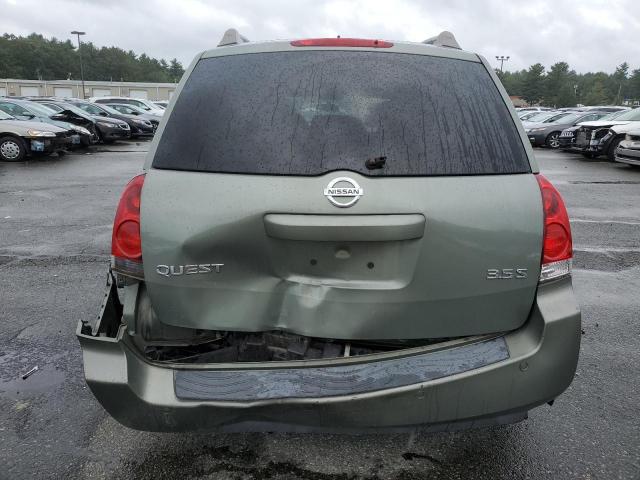 5N1BV28U16N103724 - 2006 NISSAN QUEST S GREEN photo 6