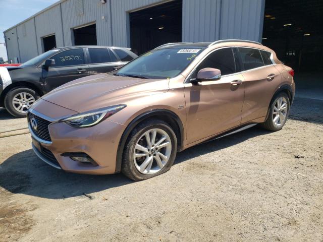 SJKCH5CP7HA018946 - 2017 INFINITI QX30 BASE TAN photo 1