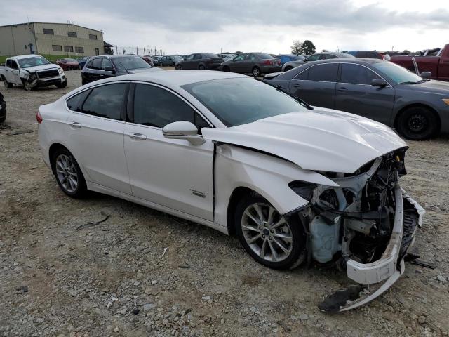 3FA6P0PU9HR137213 - 2017 FORD FUSION SE PHEV WHITE photo 4