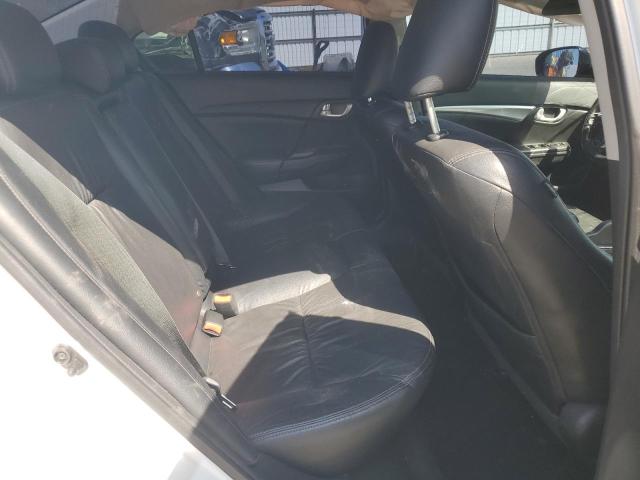 19XFB2F91FE262065 - 2015 HONDA CIVIC EXL WHITE photo 10