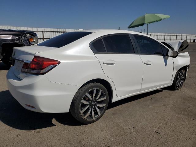 19XFB2F91FE262065 - 2015 HONDA CIVIC EXL WHITE photo 3