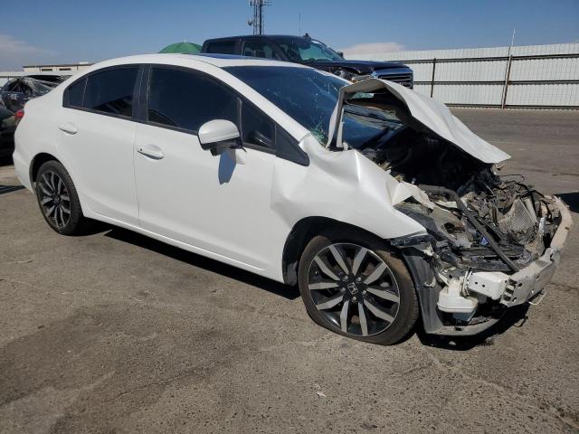 19XFB2F91FE262065 - 2015 HONDA CIVIC EXL WHITE photo 4