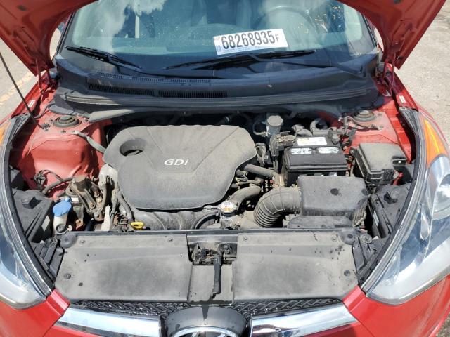 KMHTC6AD5DU109816 - 2013 HYUNDAI VELOSTER RED photo 12