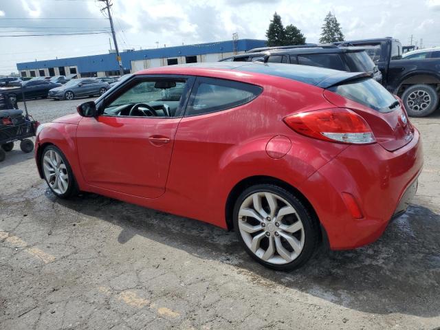 KMHTC6AD5DU109816 - 2013 HYUNDAI VELOSTER RED photo 2