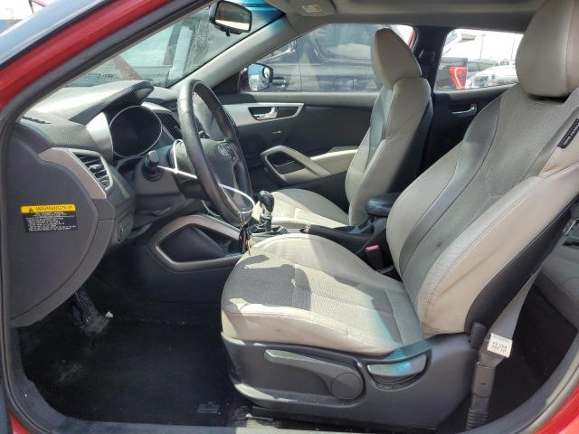 KMHTC6AD5DU109816 - 2013 HYUNDAI VELOSTER RED photo 7