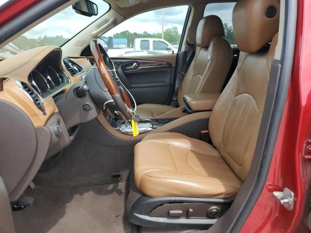 5GAKRDKD0DJ143778 - 2013 BUICK ENCLAVE RED photo 7