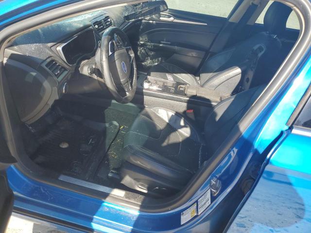 3FA6P0K96KR260185 - 2019 FORD FUSION TITANIUM ლურჯი ფოტო 7