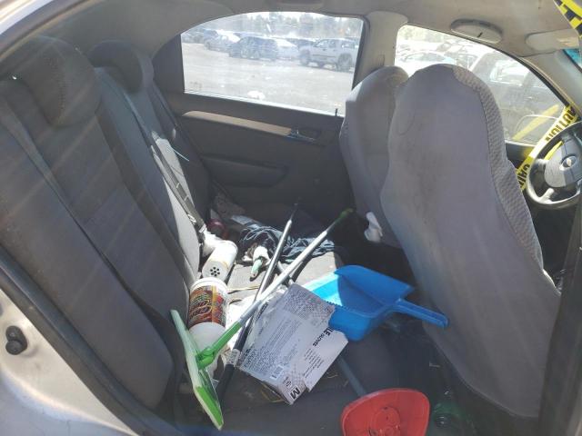 KL1TD56688B119903 - 2008 CHEVROLET AVEO BASE GRAY photo 10