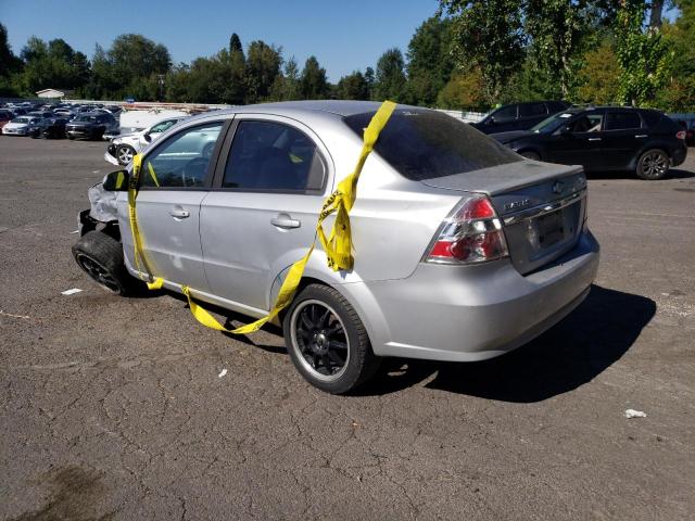 KL1TD56688B119903 - 2008 CHEVROLET AVEO BASE GRAY photo 2