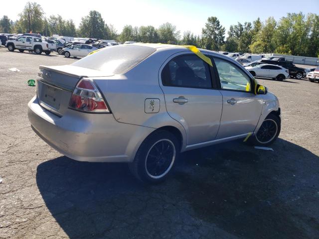 KL1TD56688B119903 - 2008 CHEVROLET AVEO BASE GRAY photo 3