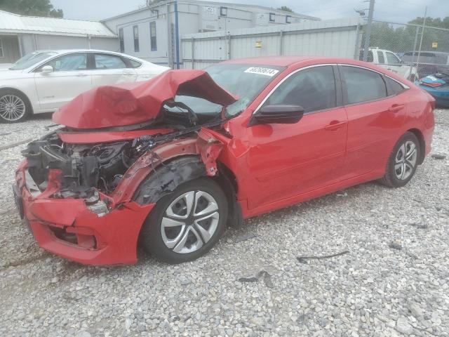 2HGFC2F52HH504784 - 2017 HONDA CIVIC LX RED photo 1