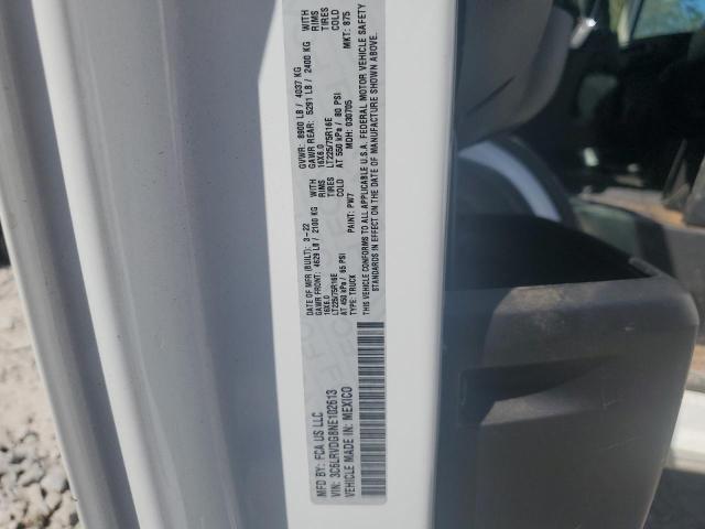 3C6LRVDG8NE102613 - 2022 RAM PROMASTER 2500 HIGH Blanco foto 13