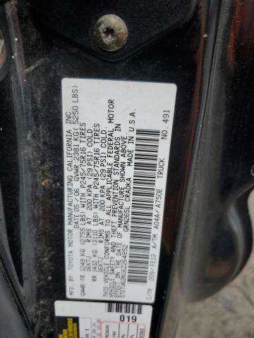 5TETU62N16Z264852 - 2006 TOYOTA TACOMA PRERUNNER ACCESS CAB BLACK photo 12