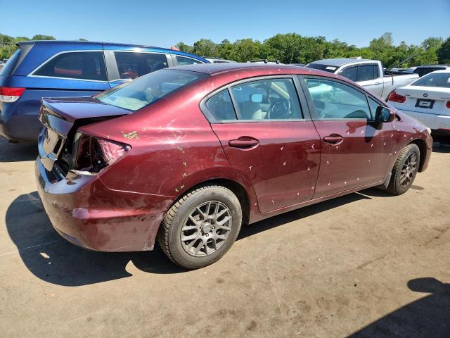 19XFB2F53FE097486 - 2015 HONDA CIVIC LX მუქწითელი ფოტო 3