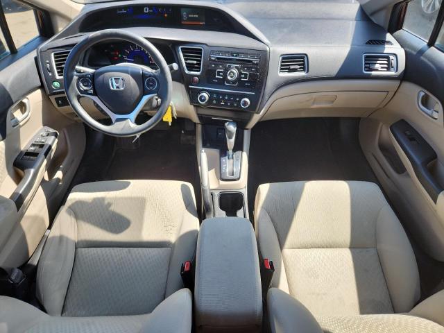 19XFB2F53FE097486 - 2015 HONDA CIVIC LX მუქწითელი ფოტო 8