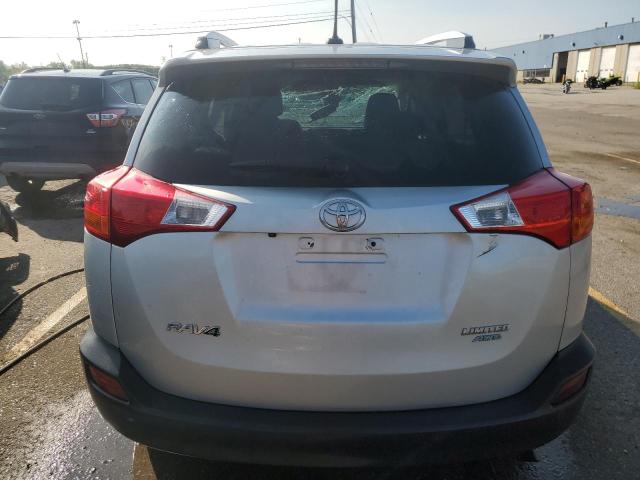 2T3DFREV2EW207775 - 2014 TOYOTA RAV4 LIMITED SILVER photo 6