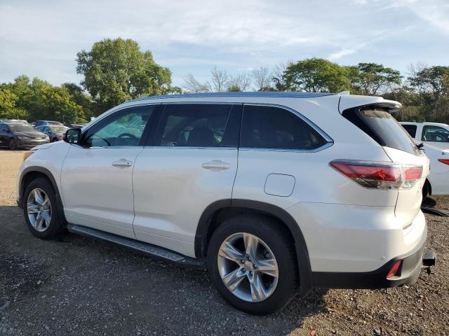 5TDDKRFH9FS163877 - 2015 TOYOTA HIGHLANDER LIMITED WHITE photo 2