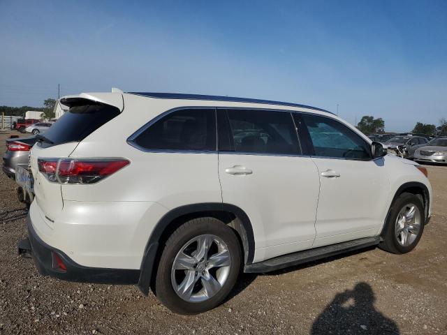 5TDDKRFH9FS163877 - 2015 TOYOTA HIGHLANDER LIMITED WHITE photo 3