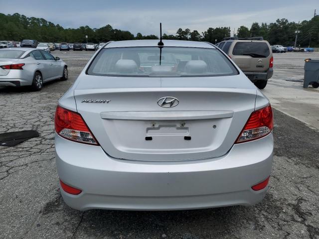 KMHCT4AE9CU214094 - 2012 HYUNDAI ACCENT GLS SILVER photo 6