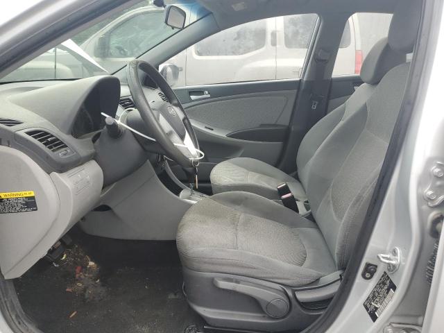 KMHCT4AE9CU214094 - 2012 HYUNDAI ACCENT GLS SILVER photo 7
