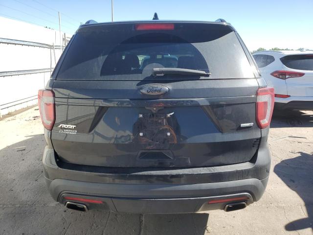 1FM5K8GT9GGA00428 - 2016 FORD EXPLORER SPORT BLACK photo 6