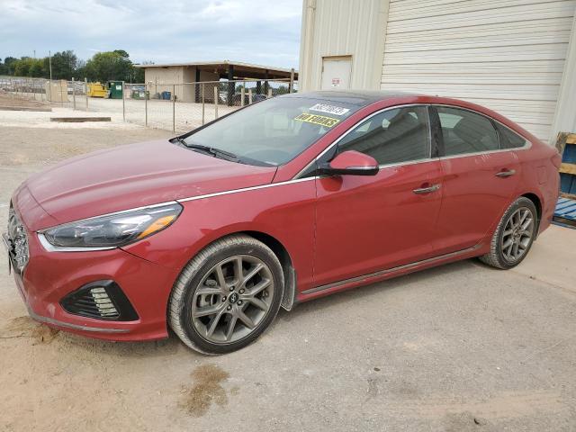 5NPE34AB9KH790960 - 2019 HYUNDAI SONATA LIMITED TURBO RED photo 1