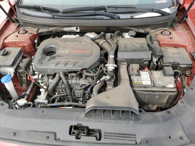 5NPE34AB9KH790960 - 2019 HYUNDAI SONATA LIMITED TURBO RED photo 11